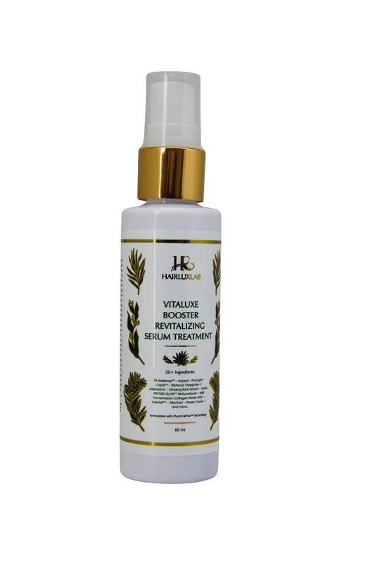 Botol HairLuxLab Booster Revitalizing Serum Treatment 60 ml dengan kepala semprot