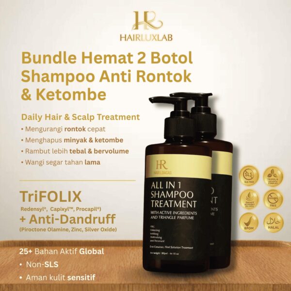 [BUNDLE] HairluxLab All In One Shampoo Treatment | 250ml ( 2pcs )