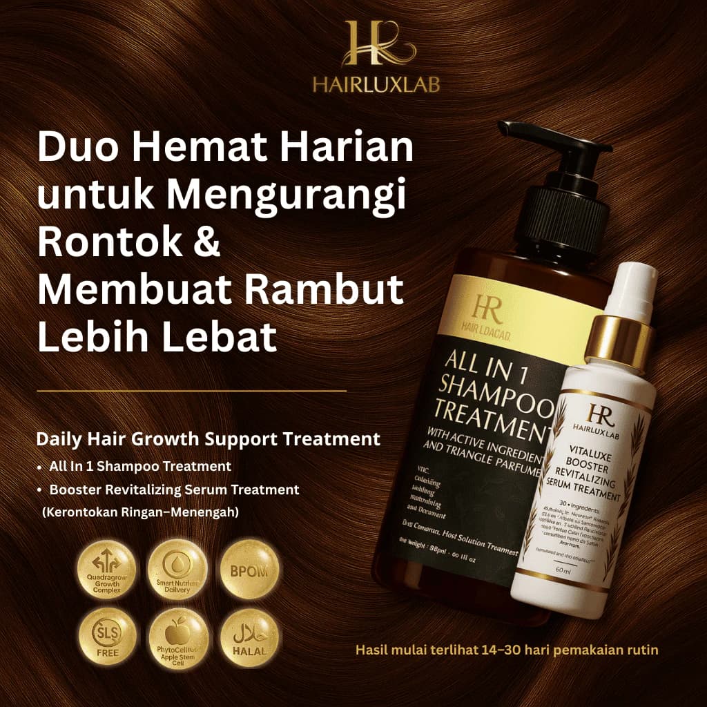 Paket Rontok Menengah HairLuxLab